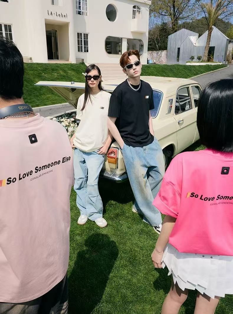 ICONSLAB Three Color Gradient logo T-shirts