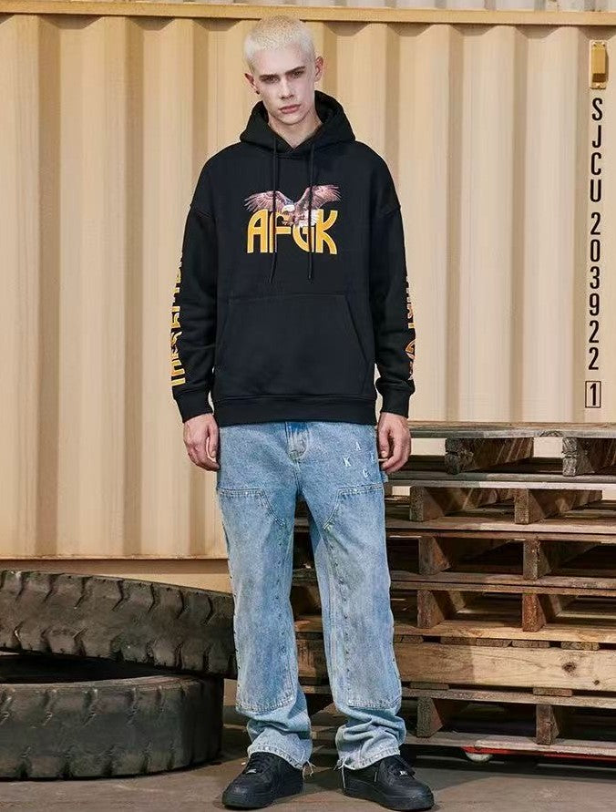 AFGK Eagle Printed Hoodie