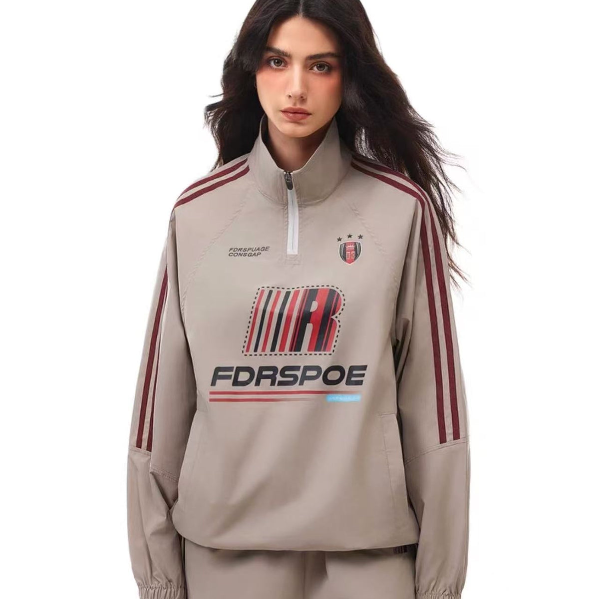 FDR Half-zip Stand Collar Jacket
