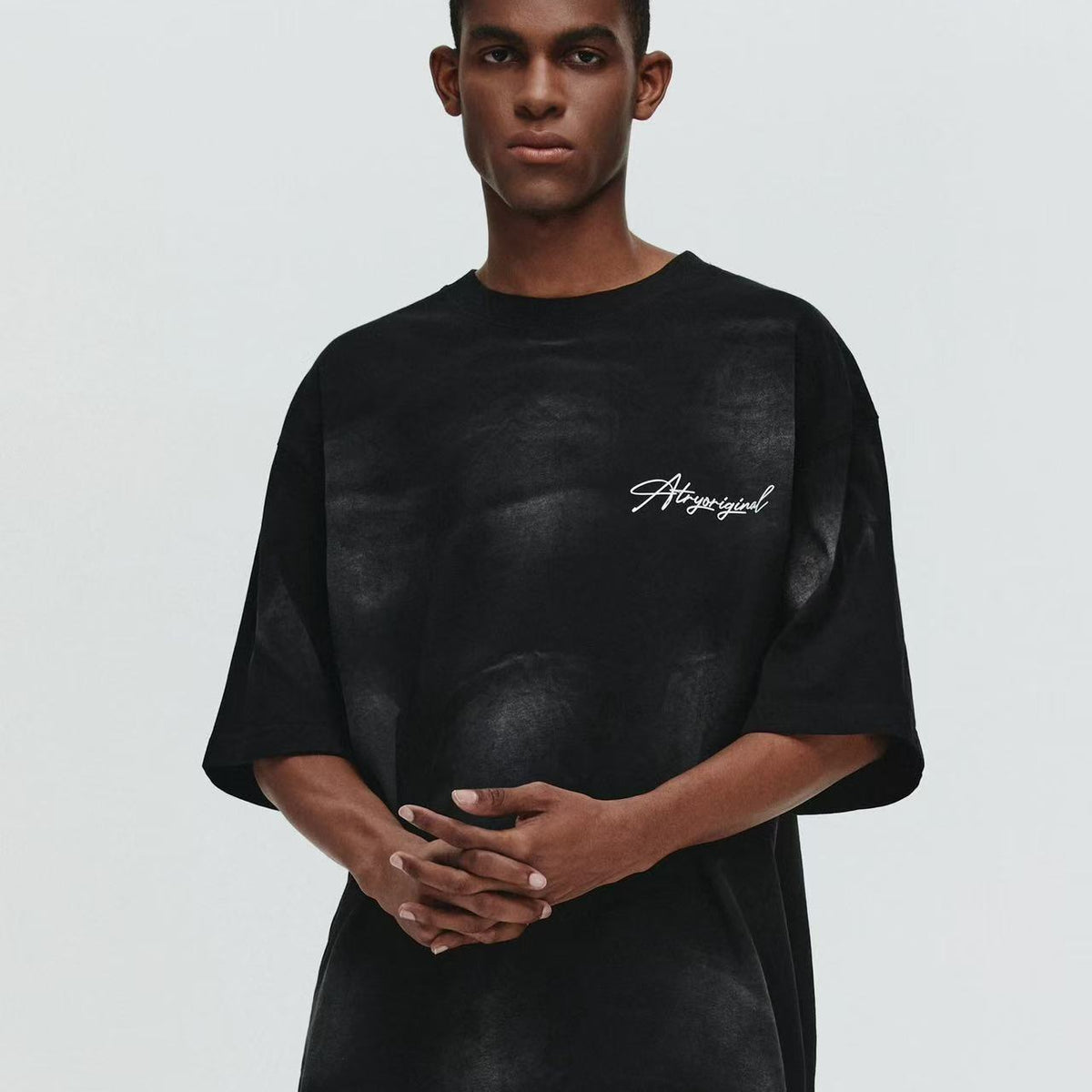 ATRY Distressed Washed LOGO T-shirt
