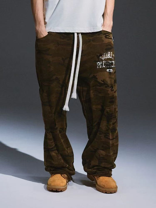 REMEDY Loose Straight Pleated Casual Pants