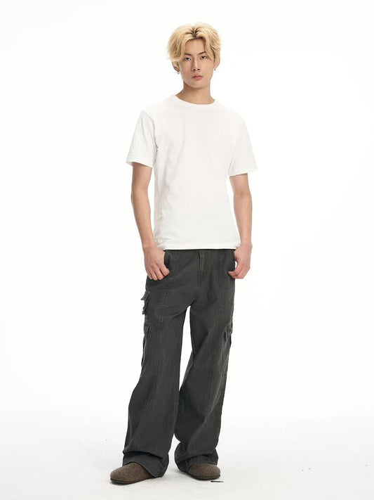 BIPOLAR Multi-pocket Panel Work Trousers