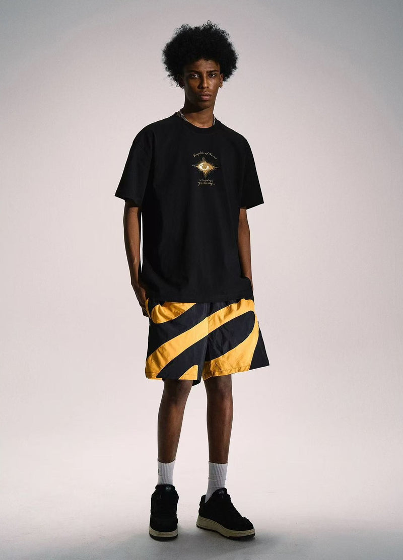 REMEDY Retro Judgment Eye Shell Print Short-Sleeve T-Shirt