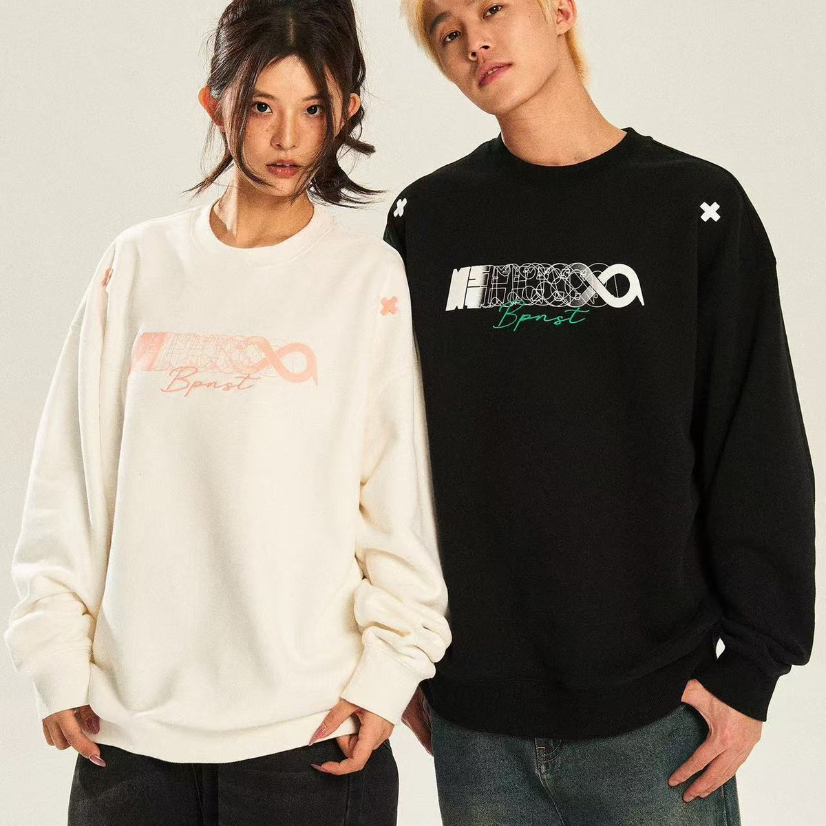 BIPOLAR×NSTNEW Phantom LOGO Sweatshirt