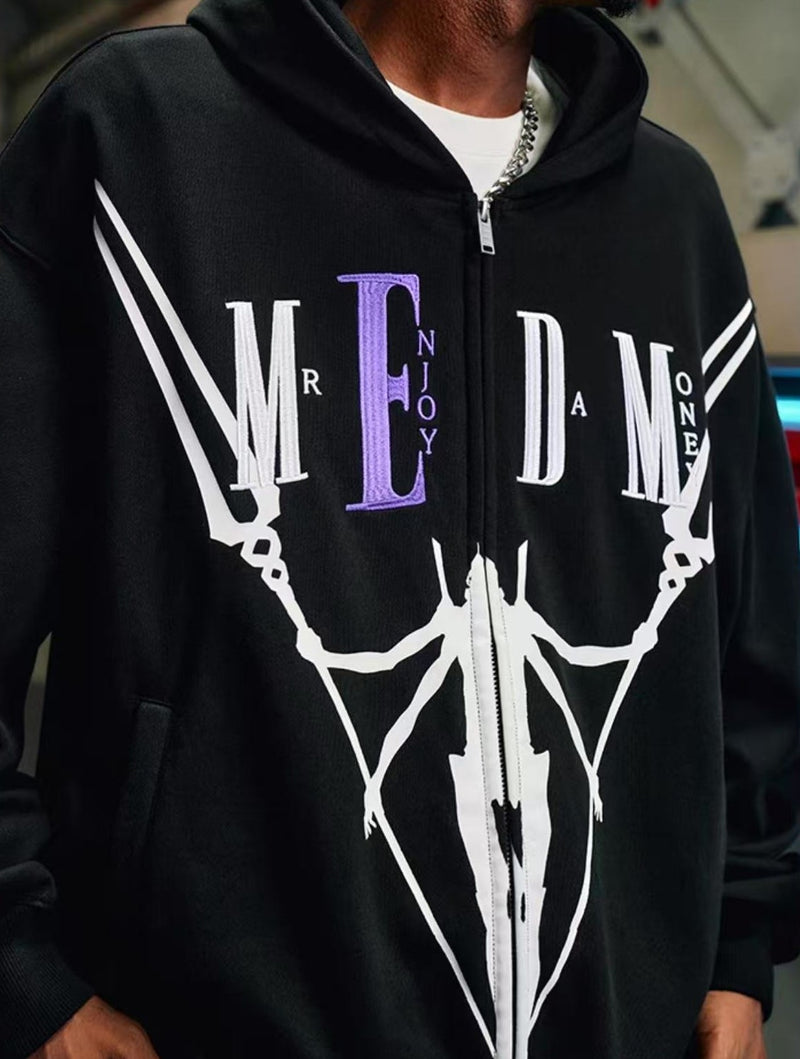 MEDMxEVA Co-branded Model 13 Zipper Hoodie
