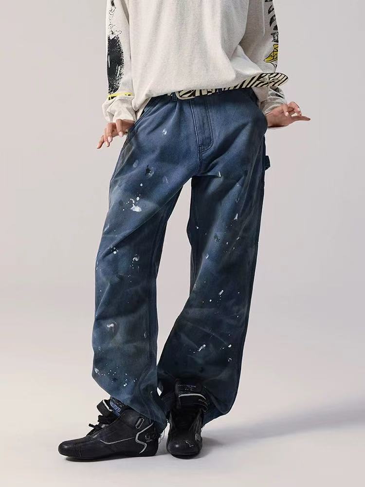 REMEDY Retro Splash Ink Straight-leg Cargo Pants