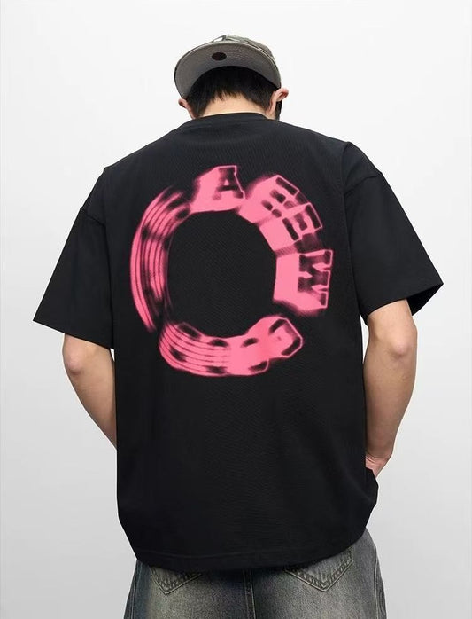 AFGK Phantom Ring LOGO Short-sleeved T-shirt