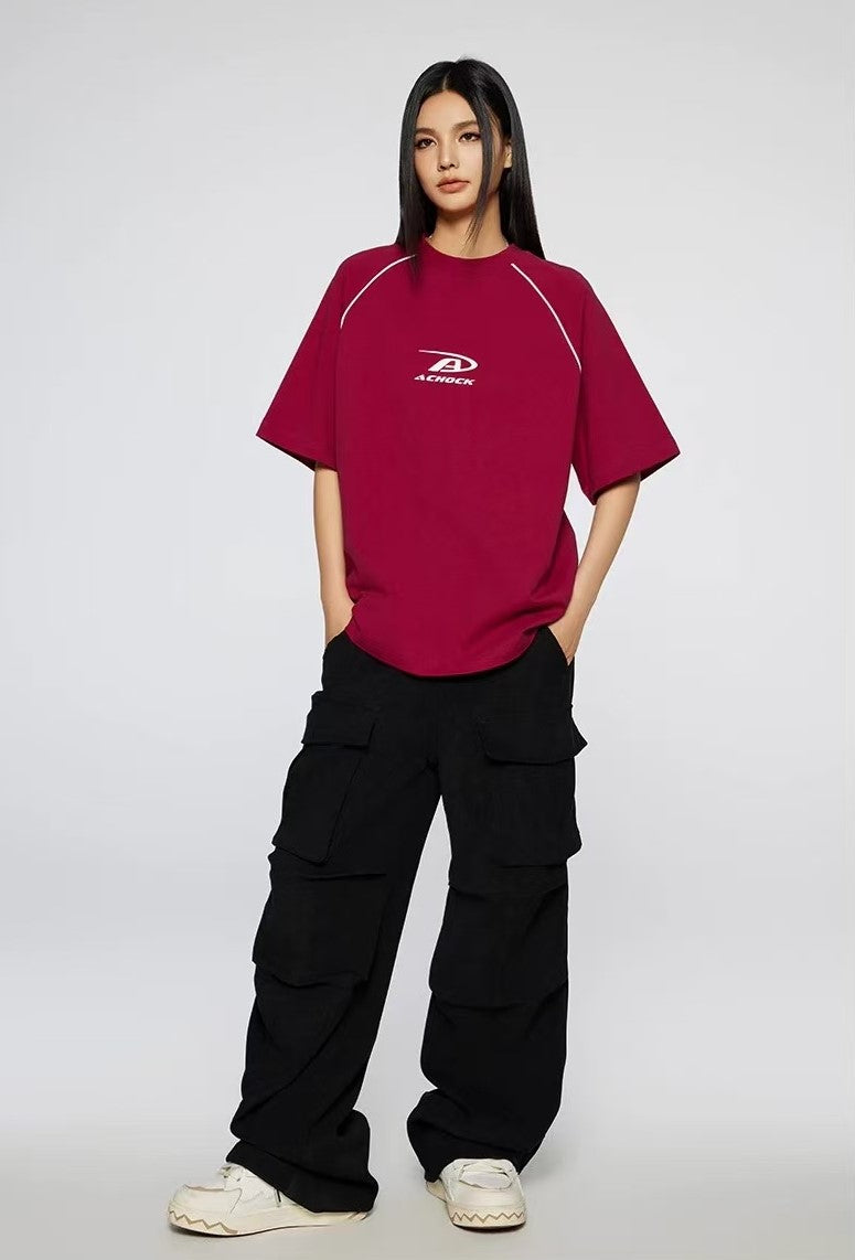 ACHOCK Patchwork Design T-shirt