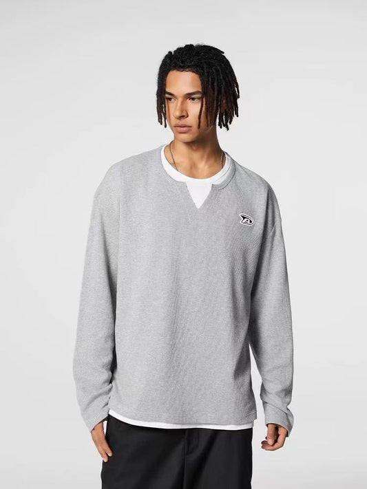 ACHOCK Two-piece Bottoming Long-sleeved Tee