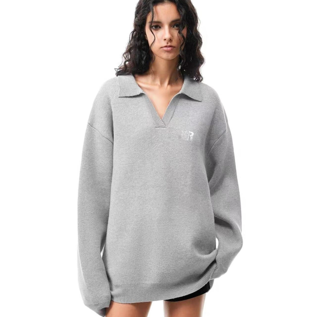 FDR V-neck Logo Sweater