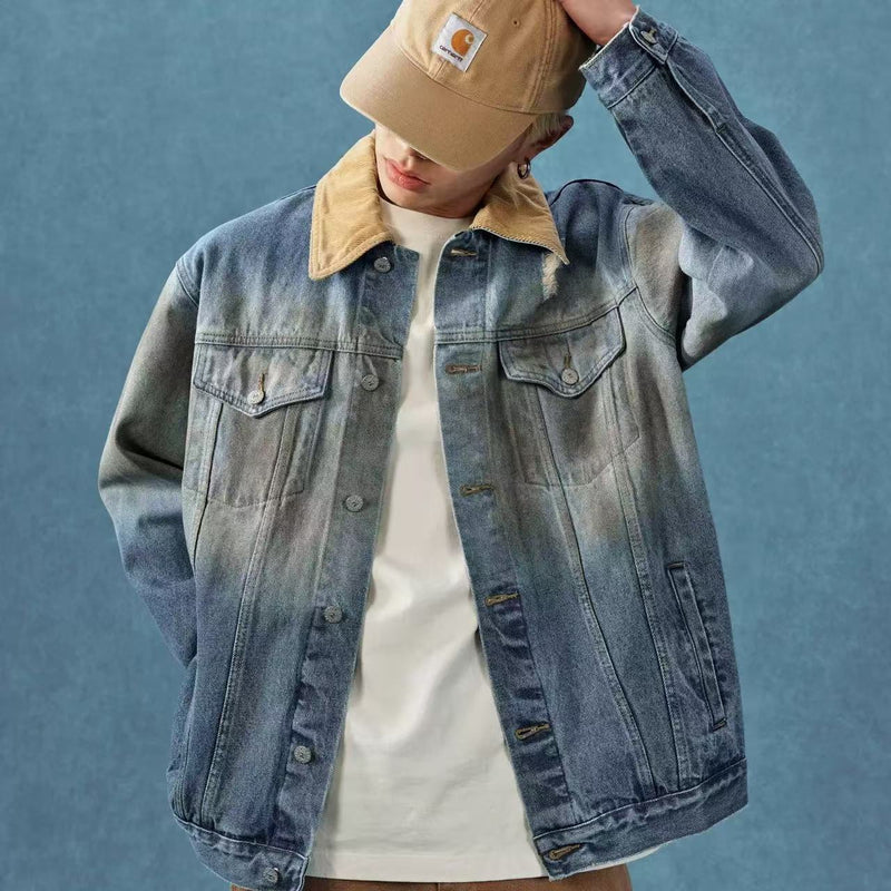MEDM Retro Dyed denim Jacket