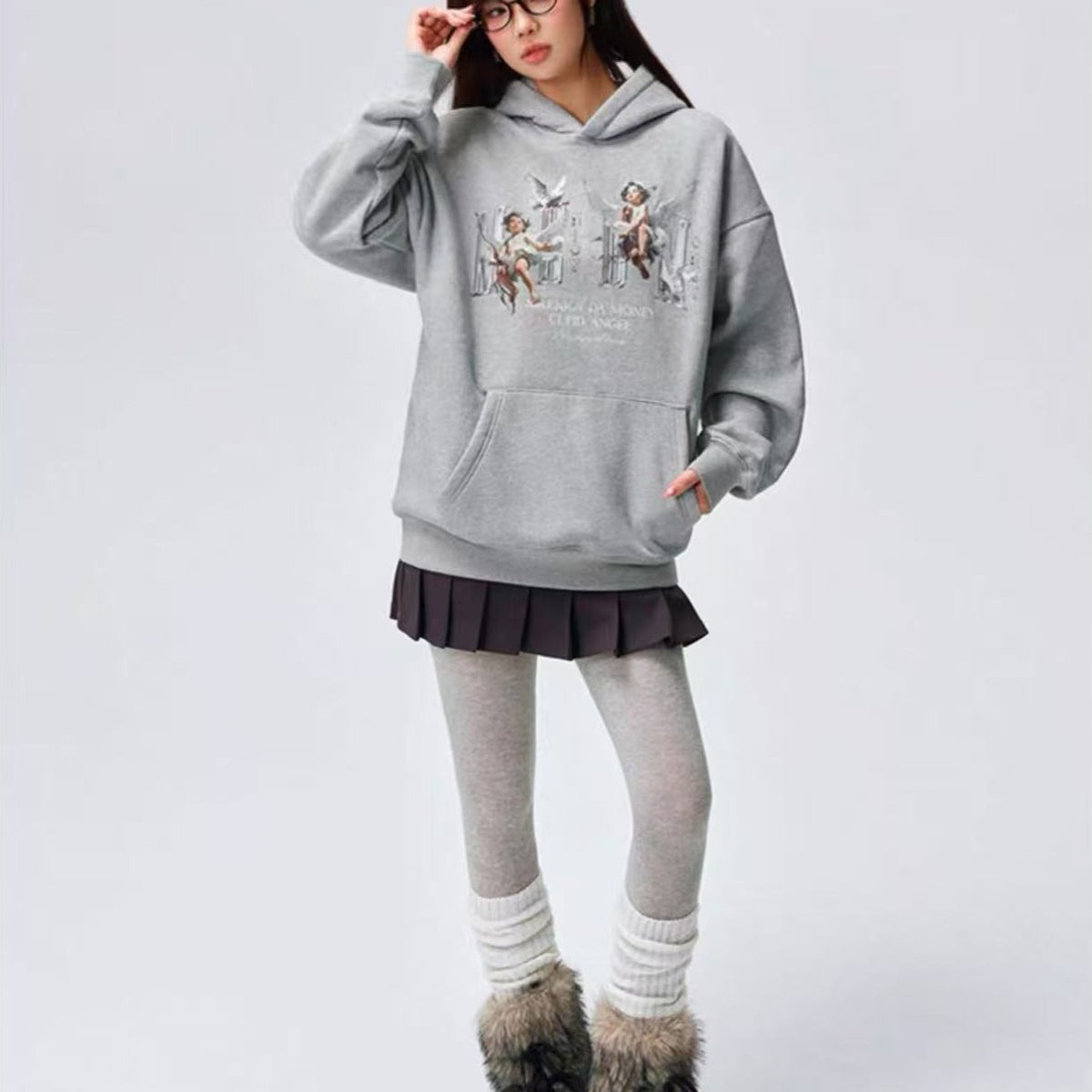 MEDM Angel Dove Printed Hoodie
