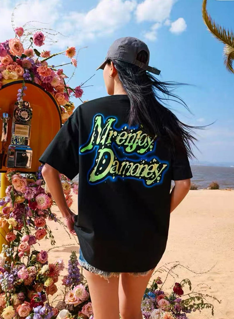 MEDM Drop Letter Short Sleeve T-Shirt