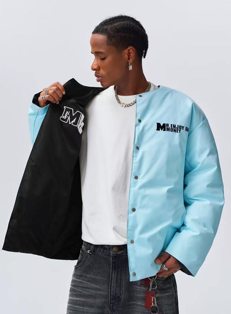 MEDM Cocoon Reversible Embroidered Down Jacket