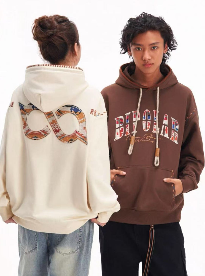 BIPOLAR Maillard Patch Embroidered Hoodie