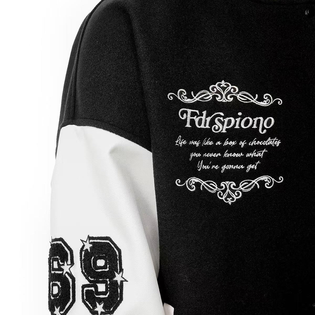 FDR Retro R-shaped Velcro Varsity Jacket