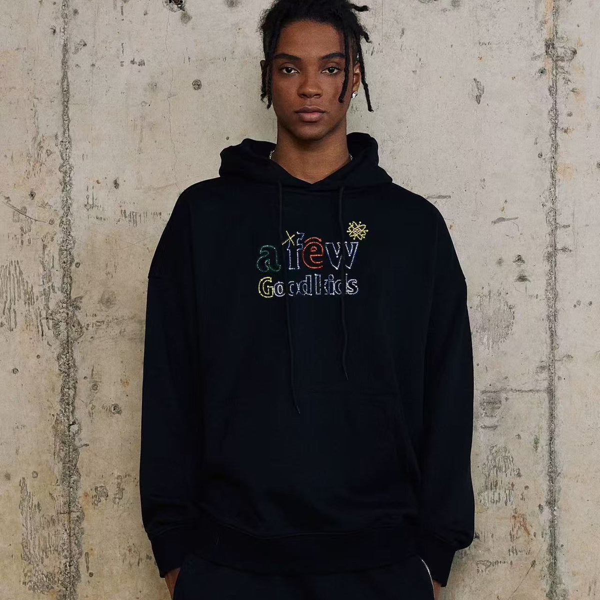 AFGK Neon Star Hot Diamond Hoodie