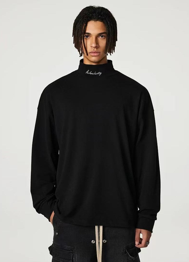 ACHOCK  Half Turtleneck Long-sleeve T-shirt
