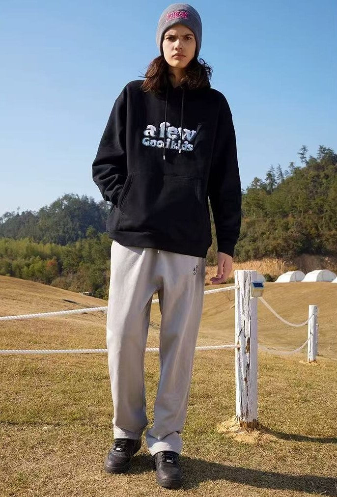 AFGK Snow Series Embroidered Hoodie