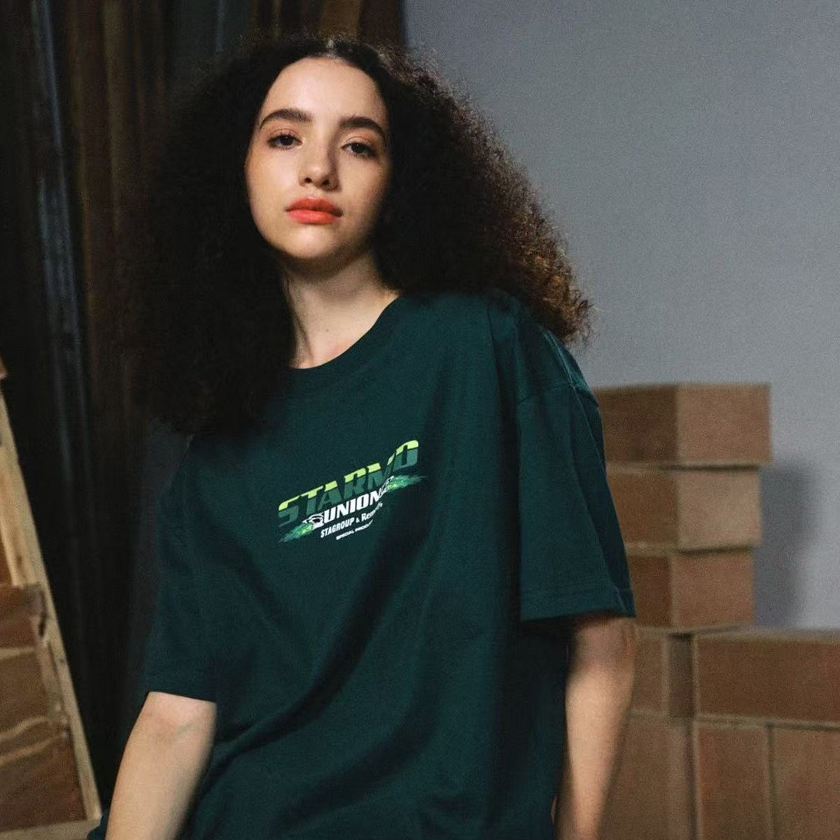 REMEDYxSTA SR Car Engine Printed Short-sleeve T-shirt