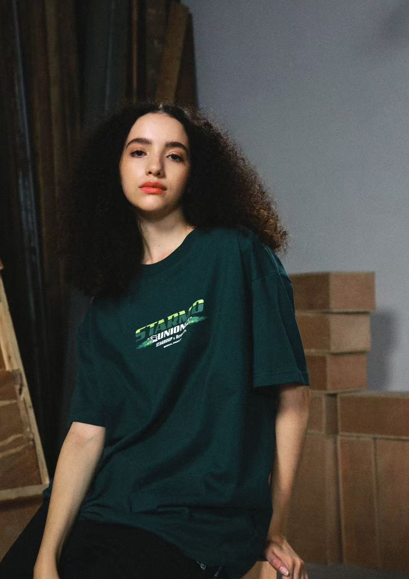 REMEDYxSTA SR Car Engine Printed Short-sleeve T-shirt