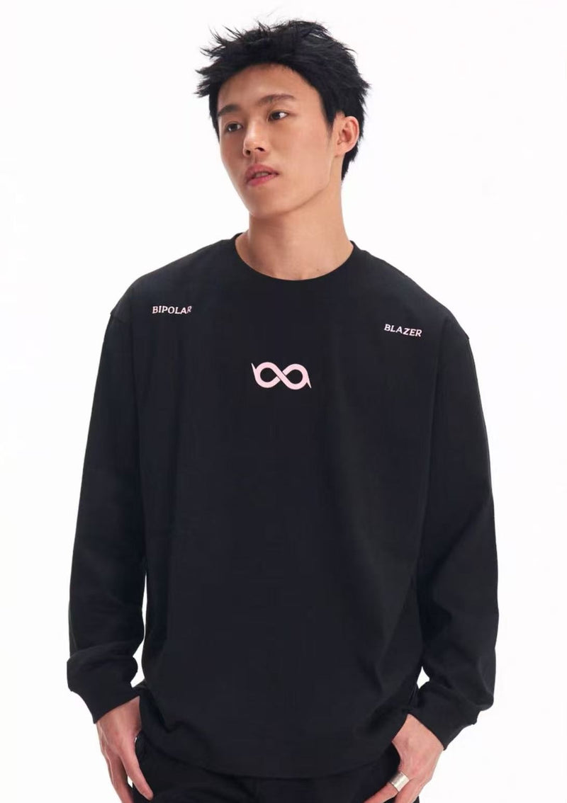 BIPOLAR Offset Long-sleeve T-shirts