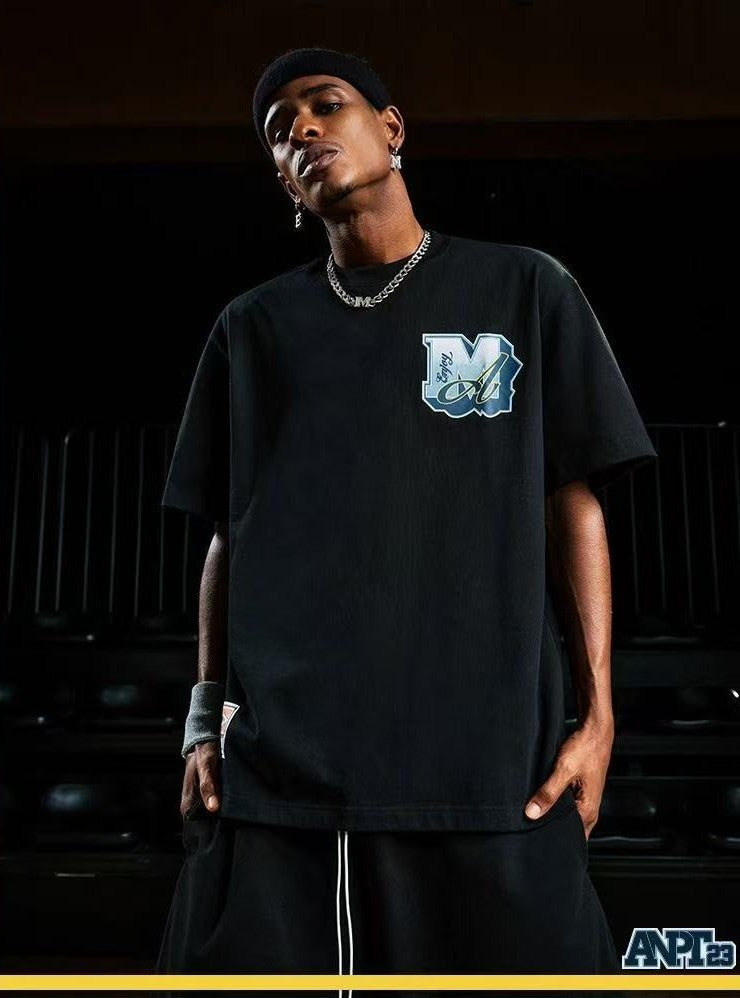 MEDMxANPT Logo Print Short-sleeved T-shirt