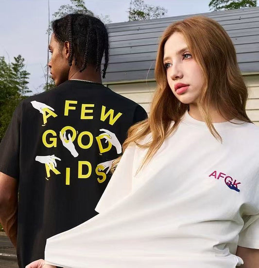 AFGK Hand-shaped short-sleeved T-shirt