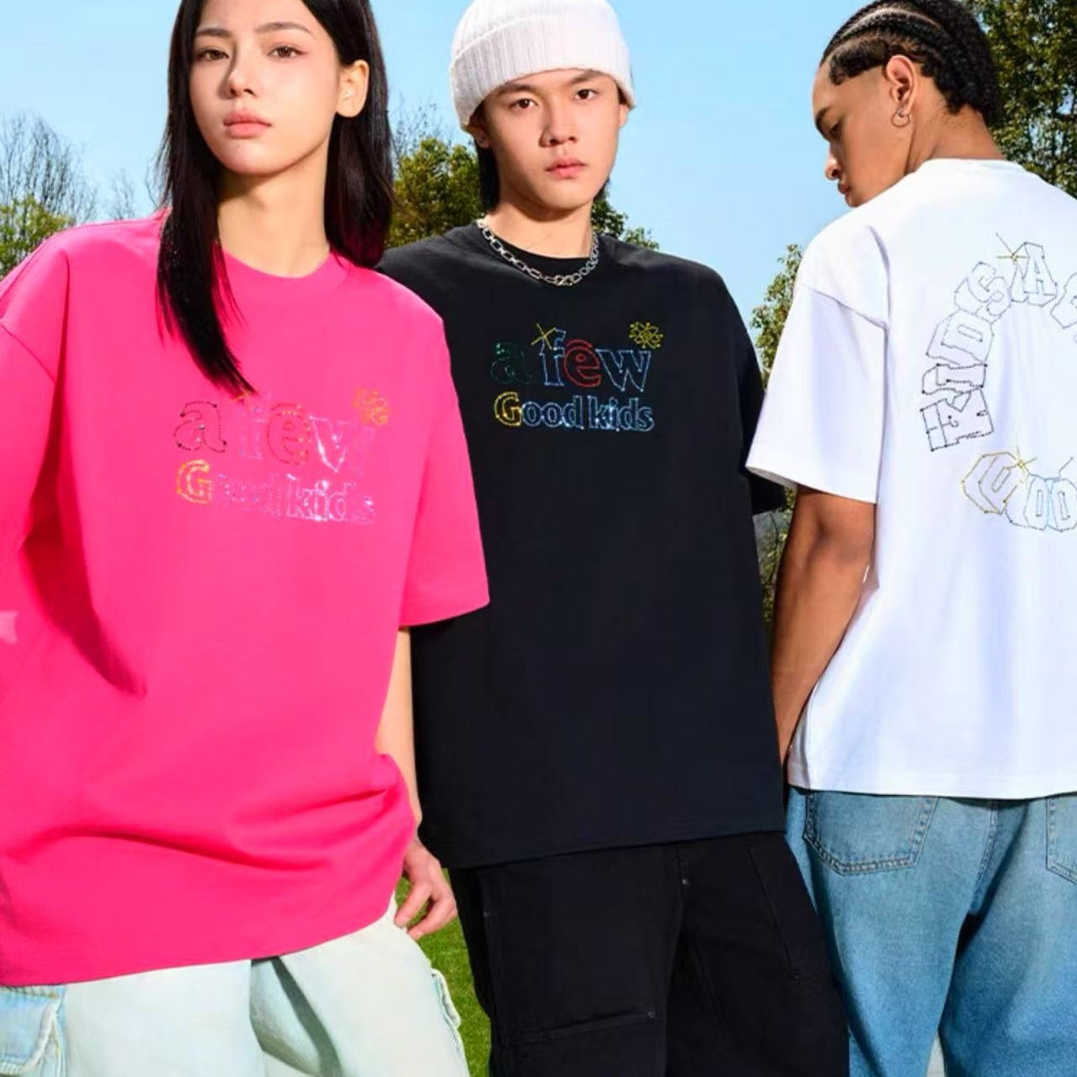 AFGK Neon Star Hot Diamond T-shirt