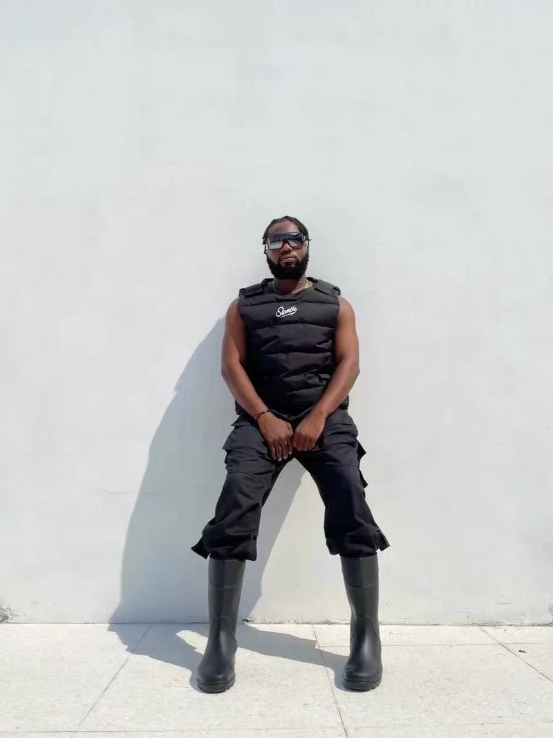 SLAMBLE Casual Windproof Warm Cotton Velvet Vest