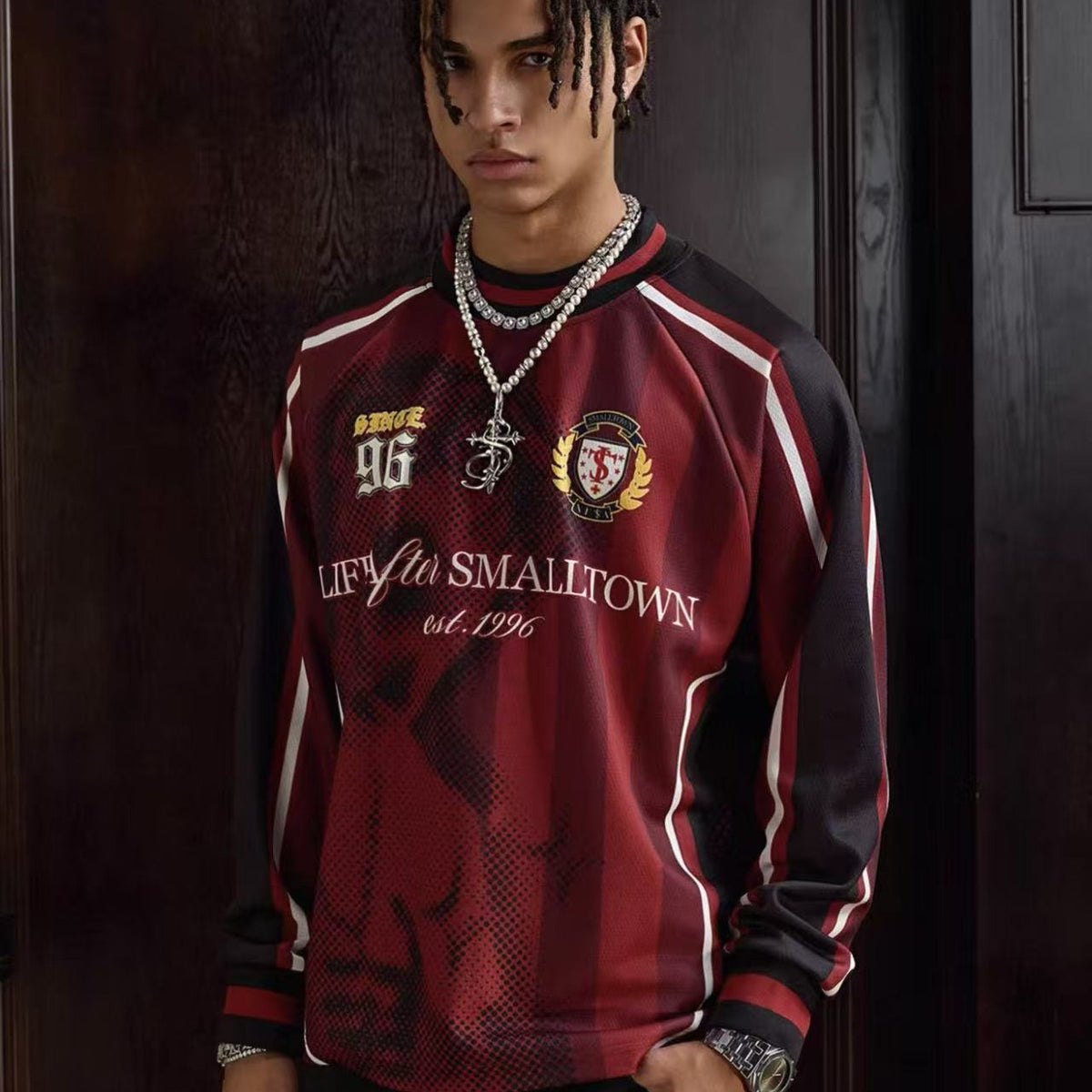 STK Vintage Casual Long-Sleeve Jersey