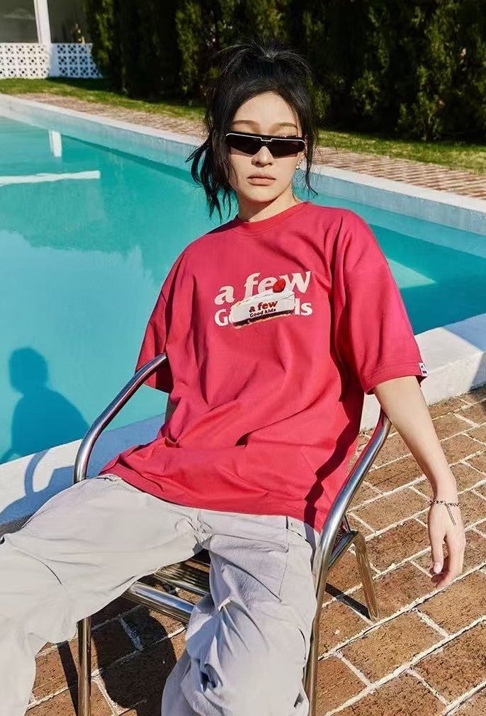 AFGK Dessert Printed short-sleeved T-shirt