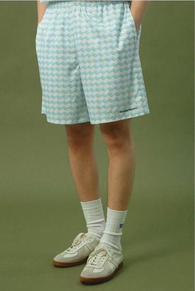 WASSUP HouseWaves Full Print Shorts