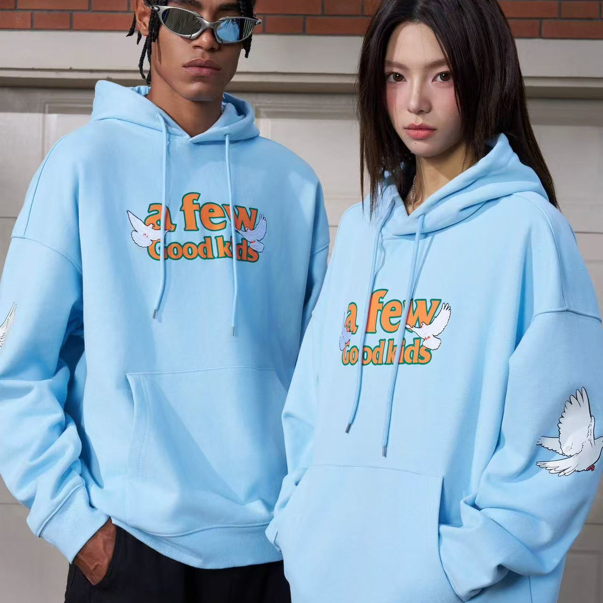 AFGK Peace Dove Embroidered hoodie