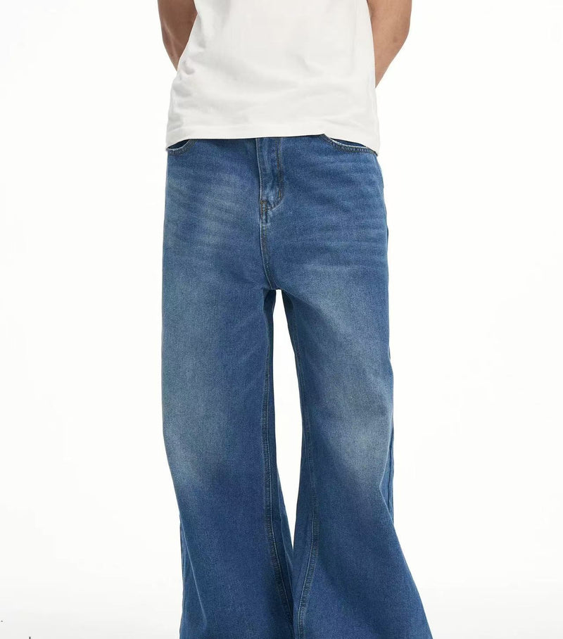 BIPOLAR Washed Baggy Denim Jeans