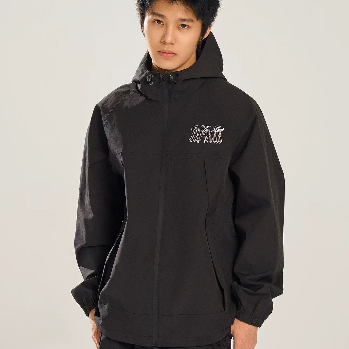 BIPOLAR Windproof Logo Embroidered Jacket