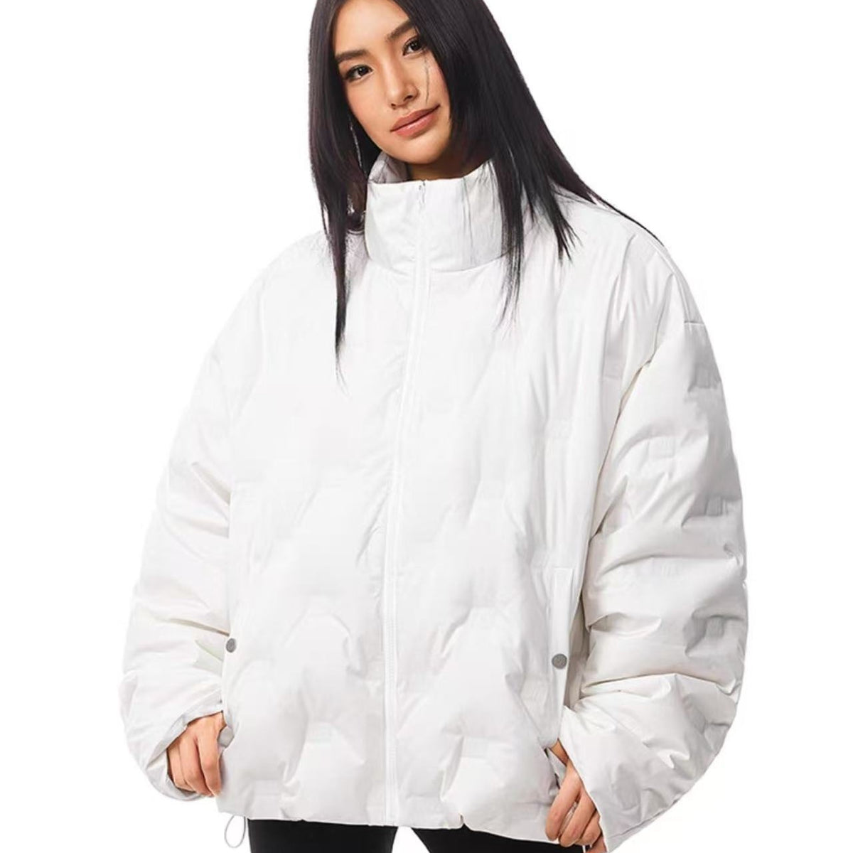 FDR Logo Embossed Down Jacket