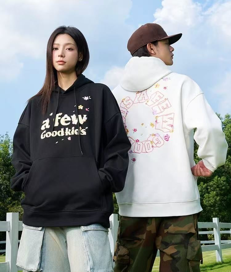 AFGK Butterfly Embroidered Hoodie