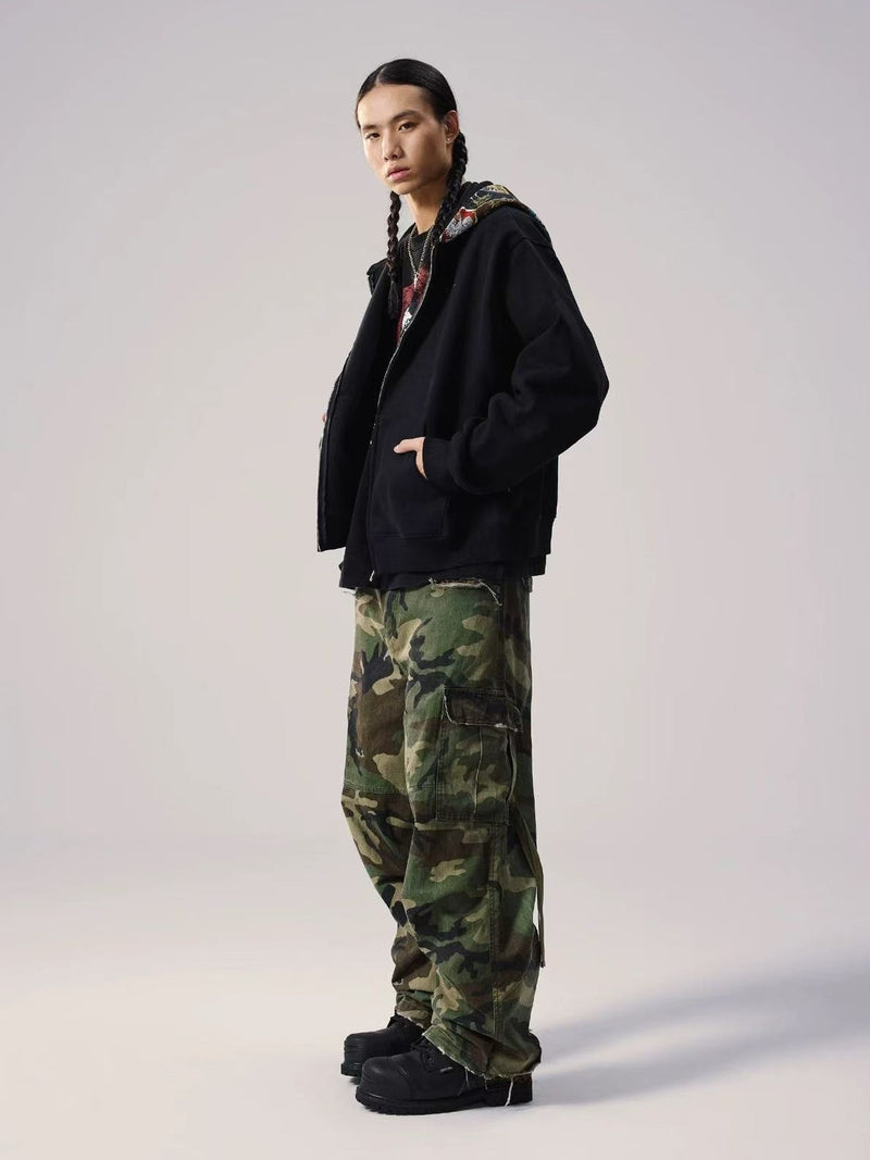 REMEDY Logo Print Hooded Sweatshirt