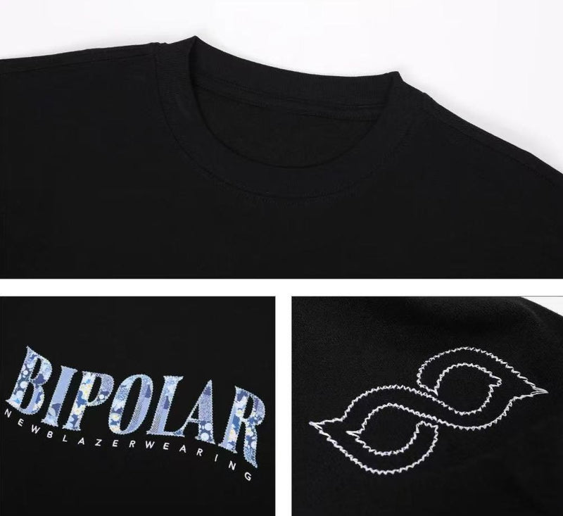 BIPOLAR Vintage Floral Patch Long-sleeve T-shirt