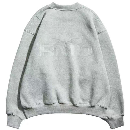 REMEDY Octagram Star Logo Print Sweater