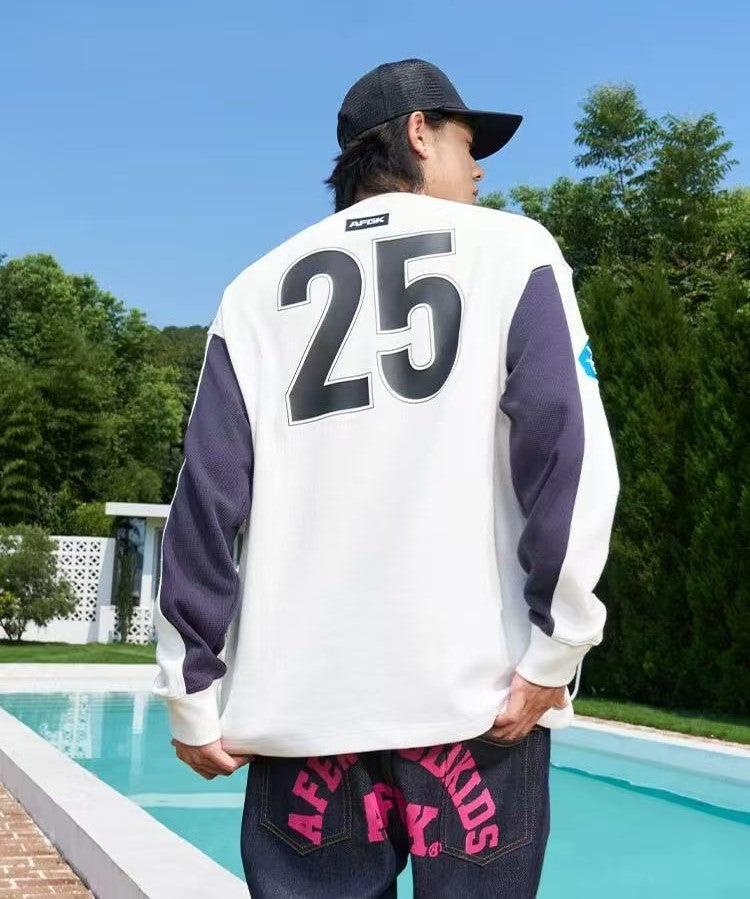 AFGK Badge Waffle Patch Long Sleeve Jersey