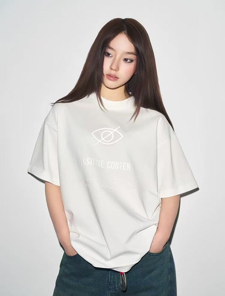 AFGK Laser 3M Reflective Printed Short-sleeved T-shirt