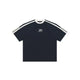 ACHOCK Contrast Color Patchwork Printed T-shirt