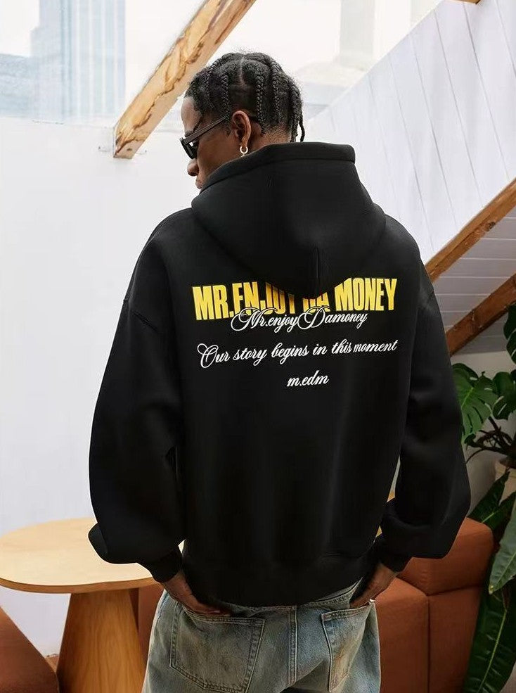 MEDM Four-letter Logo Air Layer Zipper Sweatshirt