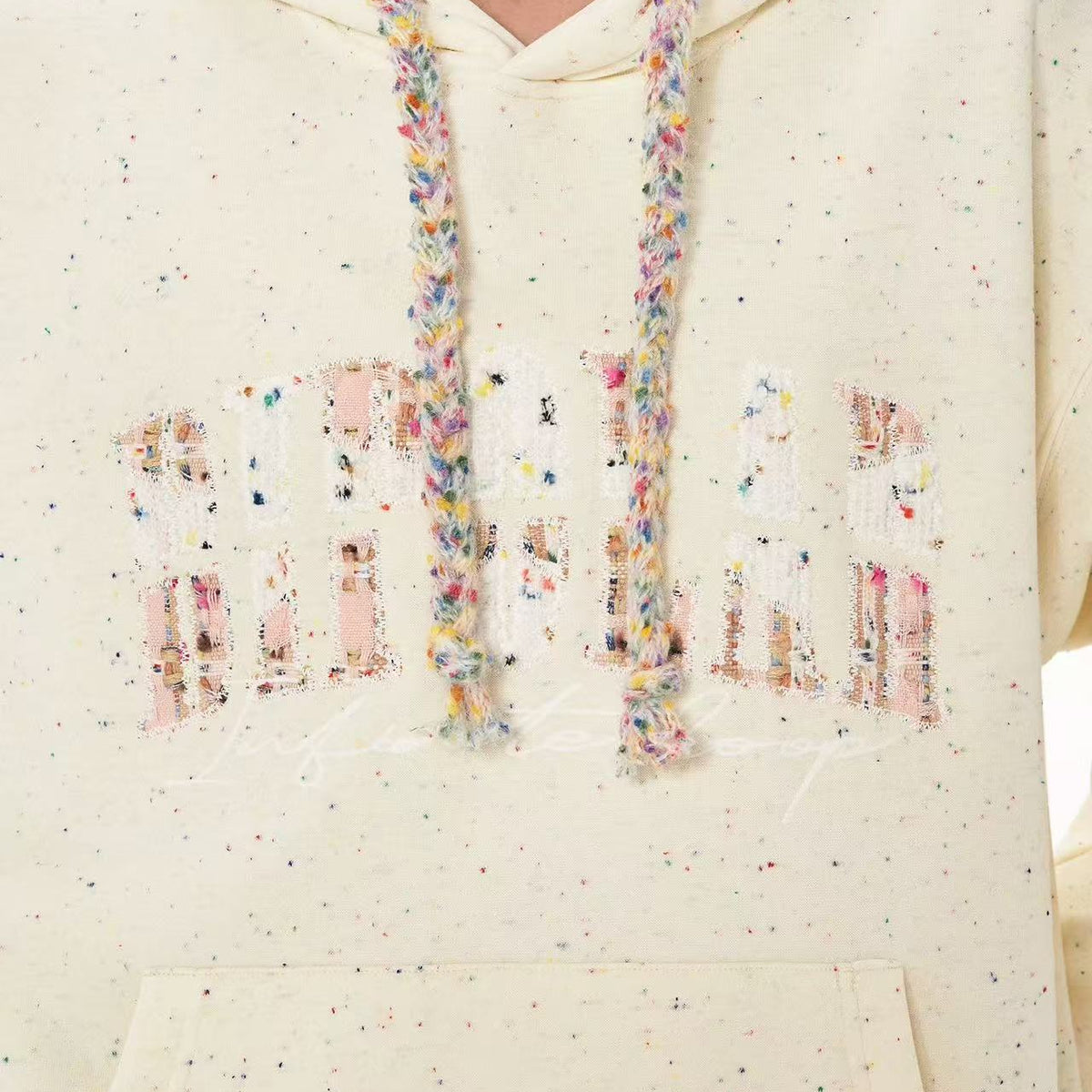 BIPOLAR Patch Colored Dot Hoodie