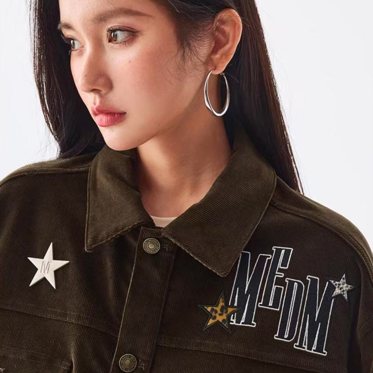 MEDM Star Patch Corduroy Jacket