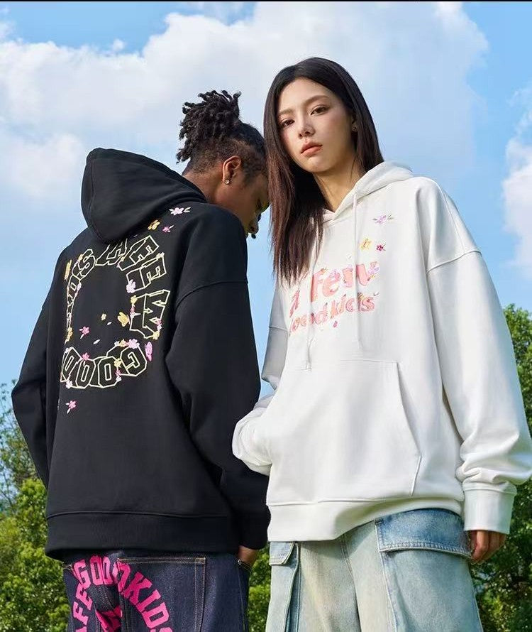 AFGK Butterfly Embroidered Hoodie