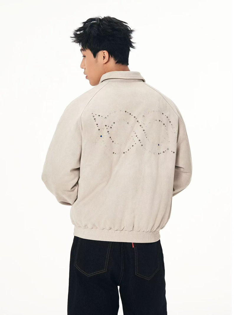 BIPOLAR Hot Diamond Suede Vintage Down Jacket