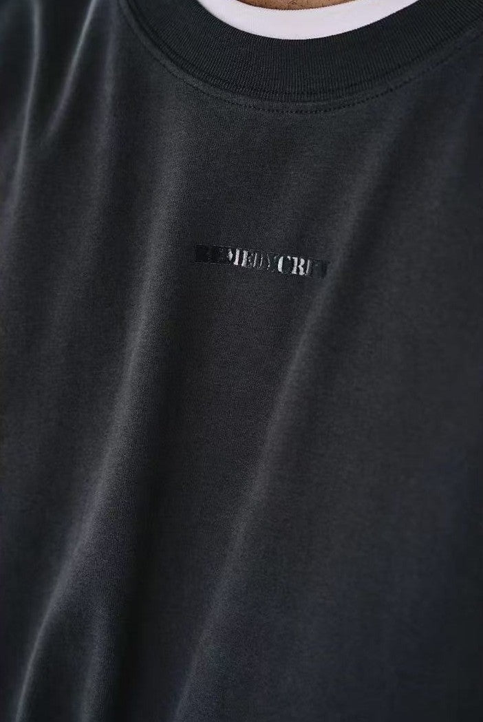 REMEDY Fake Two Piece Waffle Long-sleeve Tee